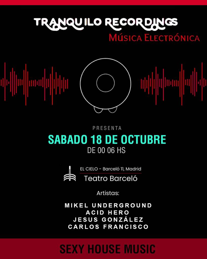 Fiesta Tranquilo Recordings en Madrid
